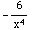 -6/x^4